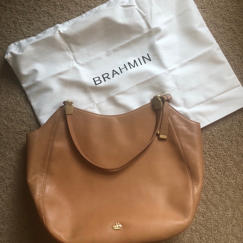 Brahmin Tan Thelma Charleston Bag